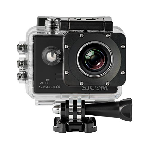 SJCam SJ5000X Elite (versión española) - Videocámara deportiva (WiFi integrado, 4K, pantalla de 2'' LCD, WiFi, sumergible 30 m) color negro