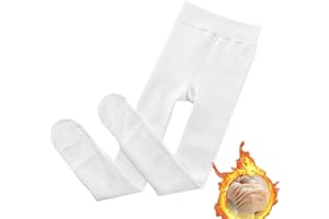 Yeeteepot Collant Bambine e Ragazze Termici Calzamaglia Inverno Caldo Leggings Spessi Foderati Pantalone Morbido Elastico Pantyhose