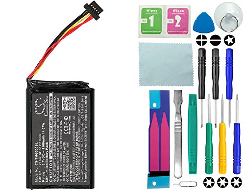Cameron Sino Battery Tomtom GO 5100/4FL50/GO 6100/4FL60/Go 6000/Go 5000 Pro/Truck 5250 with 14 in 1 Repair Tool Kit