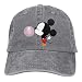 Produktbild LINGVYTE Balln Mickey Mouse Premium Cowboy Baseball Caps Trucker Hats Ash