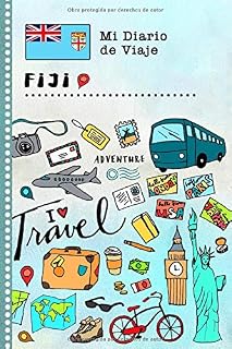 Islas Fiji Diario de Viaje: Libro de Registro de Viajes Guiado Infantil - Cuaderno de Recuerdos de Actividades en Vacaciones para Escribir, Dibujar, Afirmaciones de Gratitud para Niños y Niñas