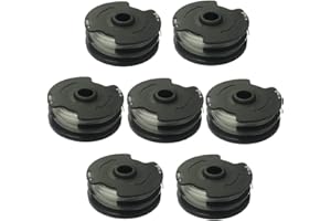 RNGCPTO Ersatzspule für Parkside PRTA 20-Li C3 IAN351753 Rasentrimmerspulen Rasentrimmer Faden Fadenspulen für Parkside PRTA 20-Li A1 / B2 / C3, PRT 300 A1, PRT 550 A1 / A3 (7 Stück)