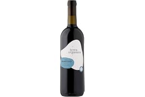 Terra Organica Primitivo Red Wine - Rich and Velvety Organic Wine - Award Winning Red Wine from Family Run Winery - Italian 14.5% ABV - 1 x 75 cl - Makes for a Great Red Wine Gift