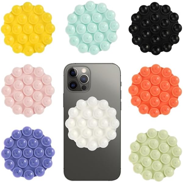 6 Ventose Per Telefono Con Supporto Adesivo - Per Pareti, Vetri E Specchi, Ideali Per Selfie E Video - Foto 14