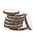 Produktbild VORCOOL 20 Stücke Holzscheiben Rund 8-10 CM Holz Log Scheiben für DIY Handwerk Hochzeit Mittelstücke