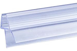 KOOBON Guarnizione Doccia 100 cm per Porte in Vetro da 4-6 mm, Parete Doccia, Vasca da Bagno, Cabina Doccia - Guarnizione di Ricambio Con Spessi Bordi in Gomma
