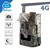 Bolyguard 4G sans Fil MMS GPRS Caméra de Chasse 24MP 1080P Caméra de Surveillance Étanche 28 LEDs Vision Nocturne Traque IR Caméra de Jeu Nocturne Infrarouge Imperméable IP66