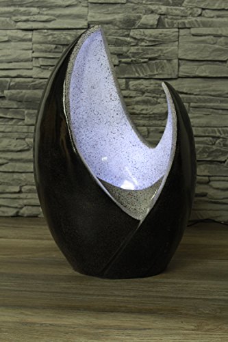 Design Springbrunnen "Capullo" mit LED Beleuchtung Zimmerbrunnen Tischbrunnen Luftbefeuchter