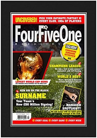 Official Personalised Four-Five-One Magazine Cover - Presentation Folder - 99p EXPEDITED DELIVERY - Authorised UK Seller