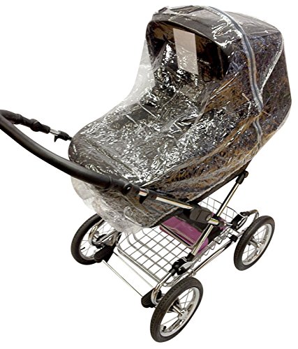 Universal Raincover To Fit Silver Cross Sleepover Pram (198)