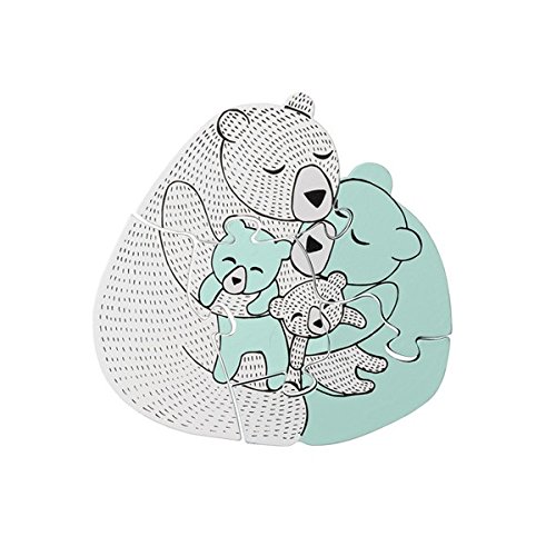 Preisvergleich Produktbild Bloomingville Holzspielzeug Puzzle Bärenfamilie Mini Serie