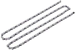 VGEBY1 18-24 Speed Bike Chain for Road & Mountain Bikes with Lightweight Hollow-Out Design, Speed Chargeable Cycling Chain