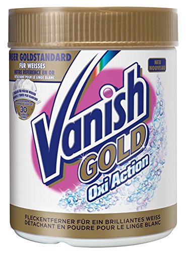 Preisvergleich Produktbild Vanish OxiAction Gold Pulver Weiss, Fleckentferner - 500g - 2x