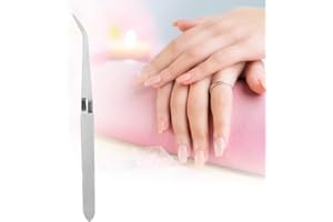 TMISHION Pinzette per unghie,unghie in acrilico che modellano pinzette C-curve strumento per pizzicare le unghie bacchetta magica suggerimenti