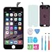 Produktbild HSX_Z LCD Display Touchscreen Bildschirm für Apple Iphone 6 Front Glas Digitizer Glas scheibe Komplettset Glas + Werkzeug + Display schutzfolie(schwarz)