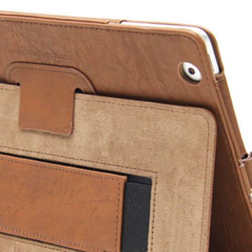iPad 4 und 3 Hülle (Braun ), Snugg – Smart Case mit lebenslanger Garantie + Sleep / Wake Funktion - 2