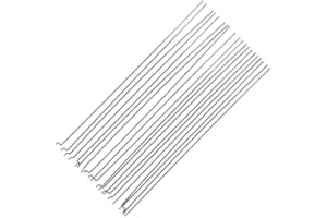 SUNGOOYUE 100 Pezzi Aste di Spinta Z in Acciaio Aeronautico 200mm - Anti-Ruggine/Corrosione per Aeromodelli