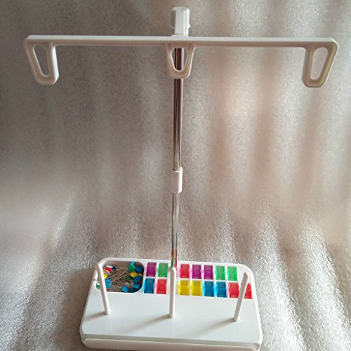Gazechimp Drei Kegelspulen Naehfaden Halter Fadenständerhalter Für Nähmaschinen Serger - 4