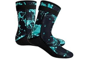pdodo Calcetines de Neopreno 3mm: Calor, Agarre y Comodidad para tus Deportes Acuáticos y Buceo