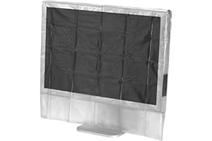 Hama Housse Écran d'Ordinateur 61 à 66 cm (24" à 26"), Anti-Poussière, Résistante, Facile à Enfiler, Protection Moniteur PC Bureau ou Gaming – Matière EVA/PE , Transparent
