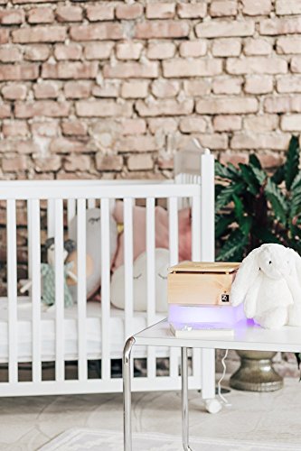 ZirbenLüfter CUBE mini pure, natürlicher Luftbefeuchter / Luftreiniger aus Zirbe / Zirbenholz. – Räume bis 15 m2. (Abdeckung Holz – Zirbe mit Blume des Lebens) - 5