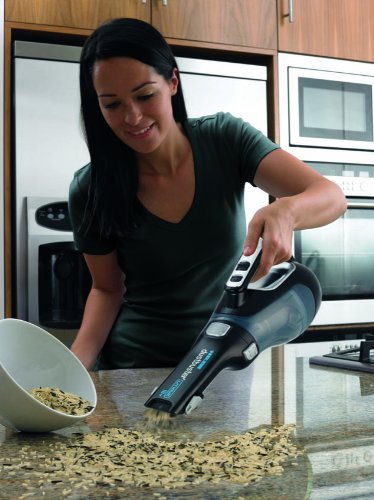 BLACK+DECKER 18 V Lithium Cyclonic Dustbuster - Black/ Chrome