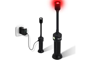 HOTTOERAK Lampara Infrarrojos Linterna, 660/850/940nm Red Light Therapy con Temporizador, Luz Roja Terapia Recargable para Aliviar el Dolor de Cara, Boca, Rodillas y Tobillos