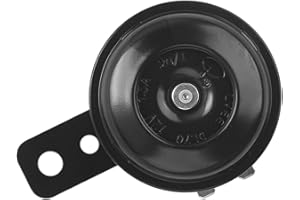 NIYATA Klaxon Moto 12V, Universal Avertisseur pour Voitures, Klaxon Moto Avertisseur Motocycle Universel Horn, Corne Imperméable pour Moto, Véhicule (Noir)
