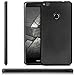 Produktbild zanasta Huawei P8 Lite (2017) [PRA-LX1] Hülle, Premium Schutzhülle Soft Flex Silikon Carbon Case TPU Slim Cover Handyhülle | Metallic Schwarz