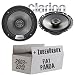 Produktbild FIAT Panda 169 Front - Lautsprecher Boxen Clarion SRG1723R - 16cm Koaxsystem Auto Einbauzubehör - Einbauset