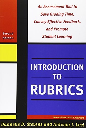 Introduction to Rubrics: An Assessment Tool to Save Grading Time, Convey Effective Feedback, and Promote Student Learning