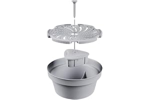 Hydria Water Feature Kit, Turn Any Pot Into a Fountain, Fits 12"+ Pots, Long Rechargeable Battery Life, LED Lights & Remote Control, No Solar, Indoor & Outdoor Fountain, Easy Setup (Pot Not Included)