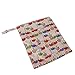 2-Zip Washable Baby Cloth Diaper Nappy Bag Elephant Pattern