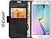 Cubix® Wallet Case Flip Cover for Samsung Galaxy S6 Card Slot Magnetic Closure Money Pocket Book Style Case Cover - Black RS.499.00