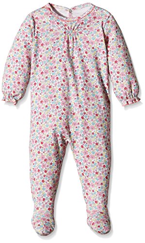 Petit Bateau Baby-Girls Saida Floral Footies, Pink (Vienne/Multicoloured), 9-12 Months (Manufacturer Size:9 Months)