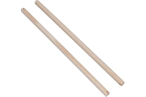 AB Tools Lot de 2 perchoirs en bois pour cage à oiseaux 40,6 cm