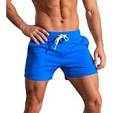 Rane Sports Men's 3 Inch Running Shorts Fitness Workout Bodybuilding Shorts Breathable Cotton Sports Shorts