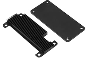 SPACNANA Obudowa Ochronna, Obudowa Obudowa Szybkochłodząca Obudowa Ochronna dla Raspberry Pi Zero 2W, Komputerów Jednopłytkowych (Czarna muszla kolorowa nagłówek szpilki)