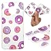 Produktbild iAdvantec Handyhülle für Moto G6 Plus 2018, Gemalt Hülle, TPU Case Schale Schutzhülle Handytasche Stoßdämpfung Cover in Größe Donut