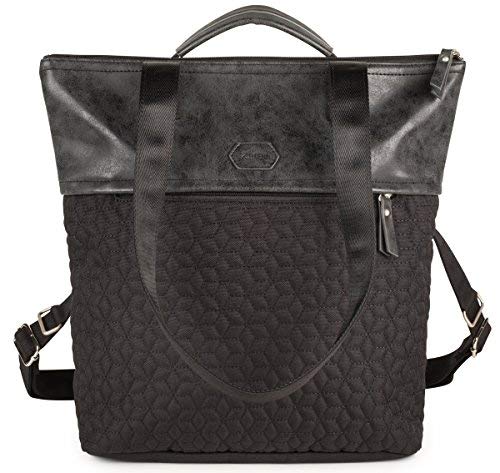 Preisvergleich Produktbild zwei Ferdi FE14 Rucksack Tasche - Schwarz