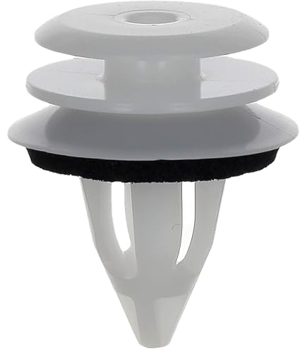 Agrafe De Moulure Pour Véhicules PSA - 8.2-8.5mm - Lot De 15 - Blanc - Restagraf