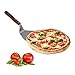 Produktbild Relaxdays Pizzaheber mit Holzgriff aufhängbar, Schaufelmaß von 18,5 x 16,5 cm zum Herausnehmen von Pizza, Flammkuchen, anthrazit