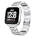 Produktbild Armband für Fitbit Versa Health & Fitness Smartwatch, BZLine Edelstahl-Diamant-Ersatzuhrarmband-Bügel-Armband für Fitbit Versa Stylisches Armband für Männer und Frauen