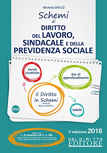 Schemi di diritto del lavoro, sindacale e della previdenza sociale libro