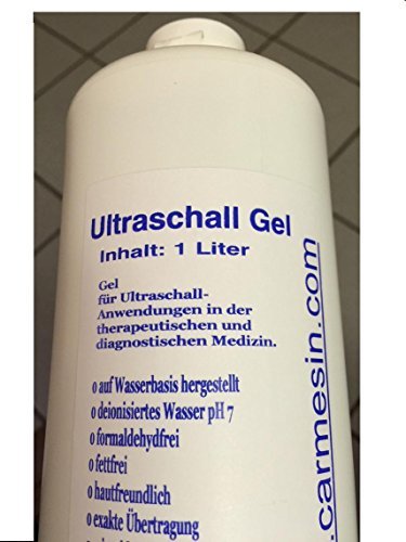 12 x Ultrasonic Gel 1000 ml Ultrasound gel Lubricant gel Sonogel german Product