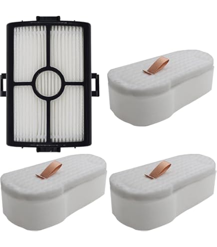 Donkivvy HZ500UK Filters voor Shark HZ500 HZ500UK HZ500UKT Stofzuiger met snoer, 1 hoofdrolborstel, 4 schuimfilters, 4 viltfilters, 1 reinigingsborstel