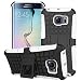 Produktbild S6 Edge Plus Case, Kickstand Feature, Fits Samsung Galaxy S6 Edge+ (2015),DRUnKQUEEn [Drop Protection] [Shock Absorption] Rugged Hybrid Dual Layer Armor Defender Protective Case Cover
