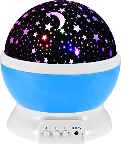 MKQPOWER-Lampe-dclairage-Star-4-perles-LED-360-degrs-rotatif-Chambre-Romantique-Cosmos-Projecteur-Star-pour-Nol