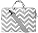 Price comparison product image MOSISO Laptop Shoulder Bag Compatible 13-13.3 Inch MacBook Pro, MacBook Air, Notebook Computer, Messenger Chevron Style Briefcase Carrying Handbag Sleeve Case Cover, Gray