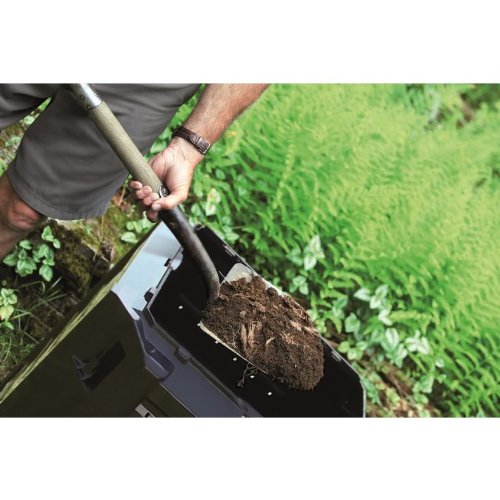 conexus 380 Liter Garten Abfalleimer Kompost Einheit Umweltfreundlich Organische Abfälle Konverter – Schwarz - 4
